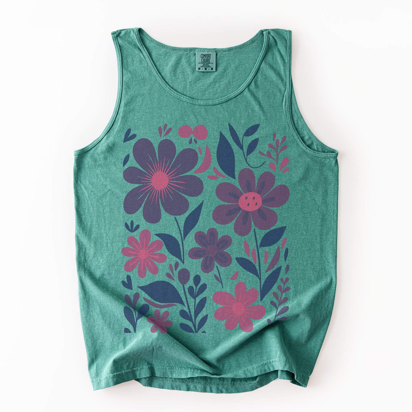 Floral Riot - Comfort Colors Premium Tank Top