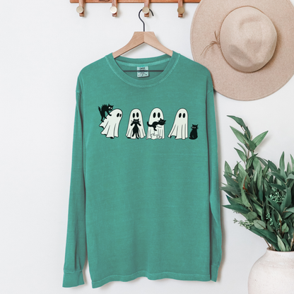 Scaredy Cats - Comfort Colors Premium Long Sleeve T Shirt