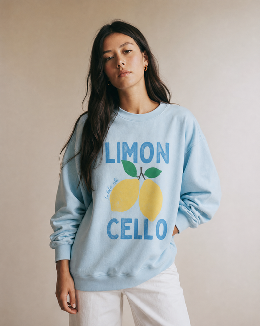 Limon Cello, Vintage Tee - Comfort Colors Premium Heavyweight Sweatshirt