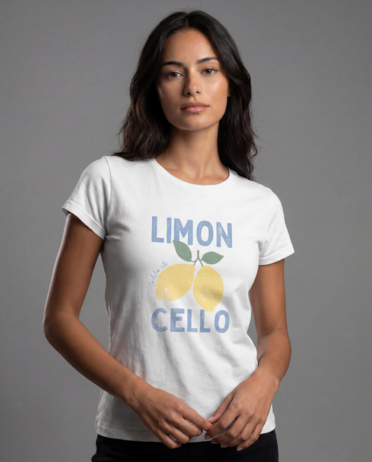 Limon Cello, Vintage Tee - Women's Cut Fitted Tee