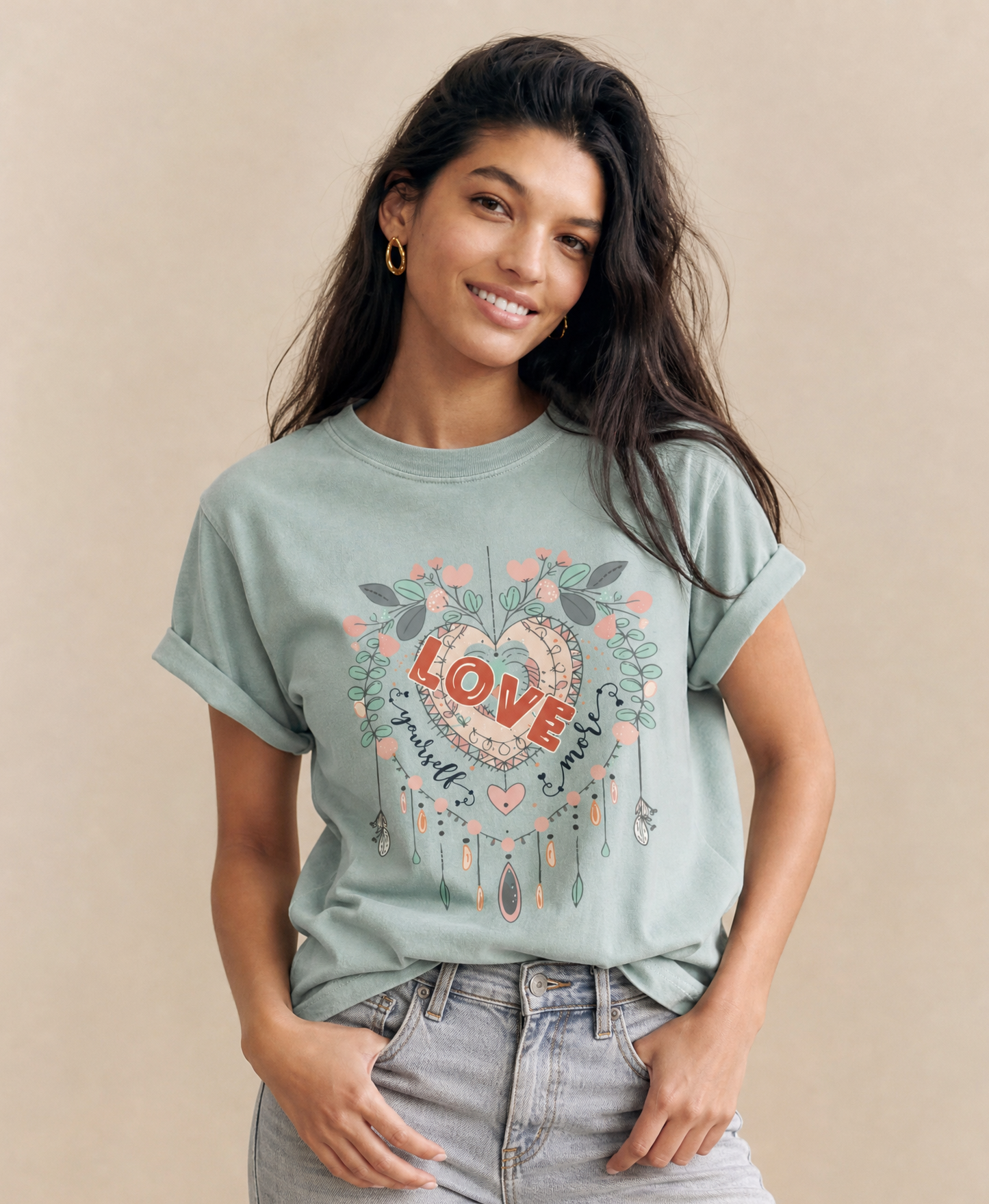Love Yourself More - Comfort Colors Relaxed Fit Premium T Shirt
