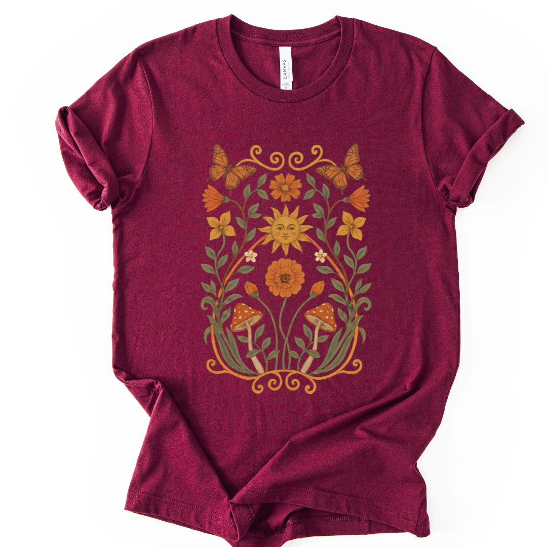 Golden Butterfly - Bella Canvas Super Soft Standard Fit T Shirt