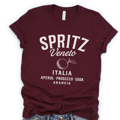 Spritz Vintage Print - Bella Canvas Super Soft Straight Cut T shirt