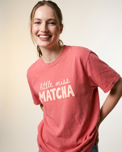 Little Miss Matcha - Comfort Colors Relaxed Fit Premium T Shirt