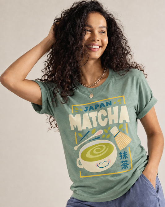 Matcha - Bella Canvas Super Soft Straight Cut T shirt