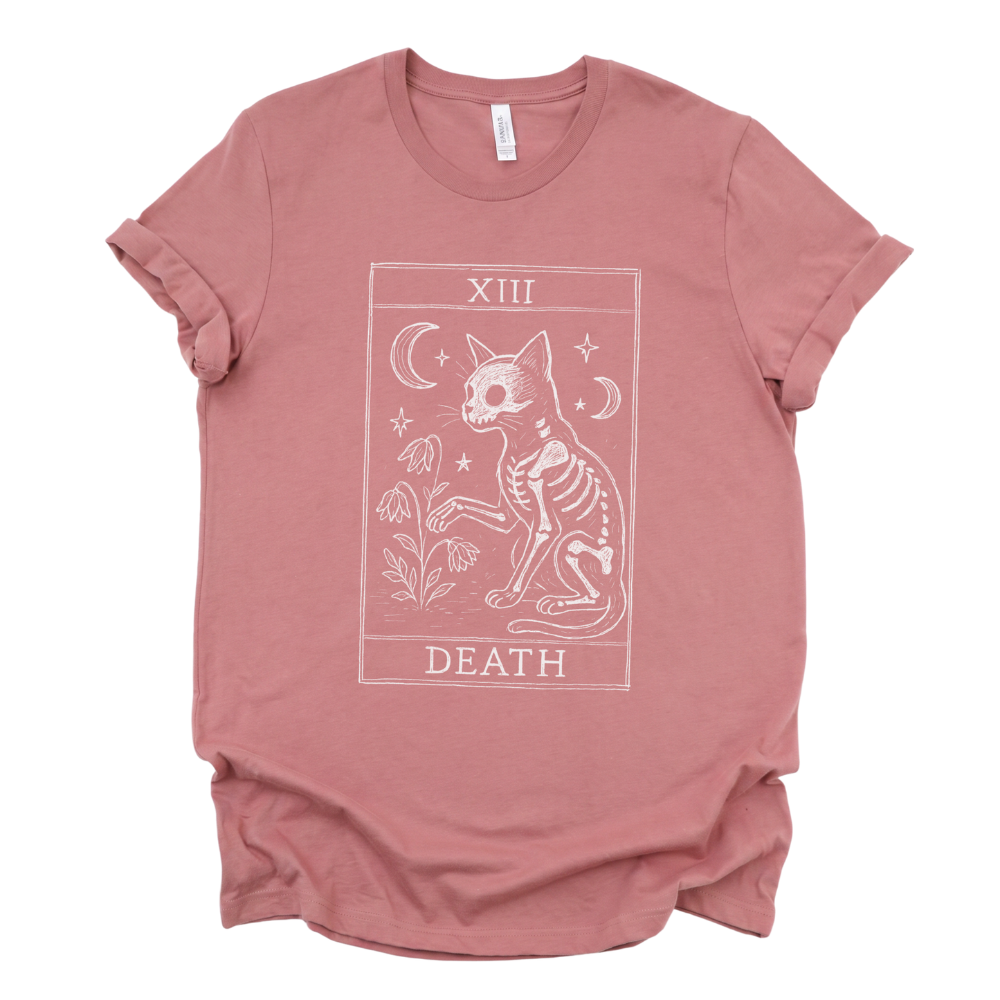 Tarot Card of Death - Bella Canvas Super Soft Straight Cut T shirt