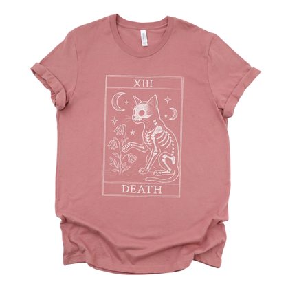 Tarot Card of Death - Bella Canvas Super Soft Straight Cut T shirt