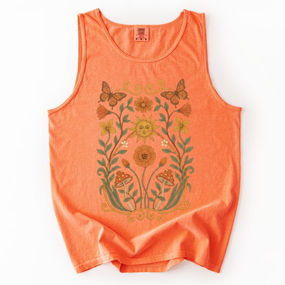 Golden Butterfly - Comfort Colors Premium Tank Top