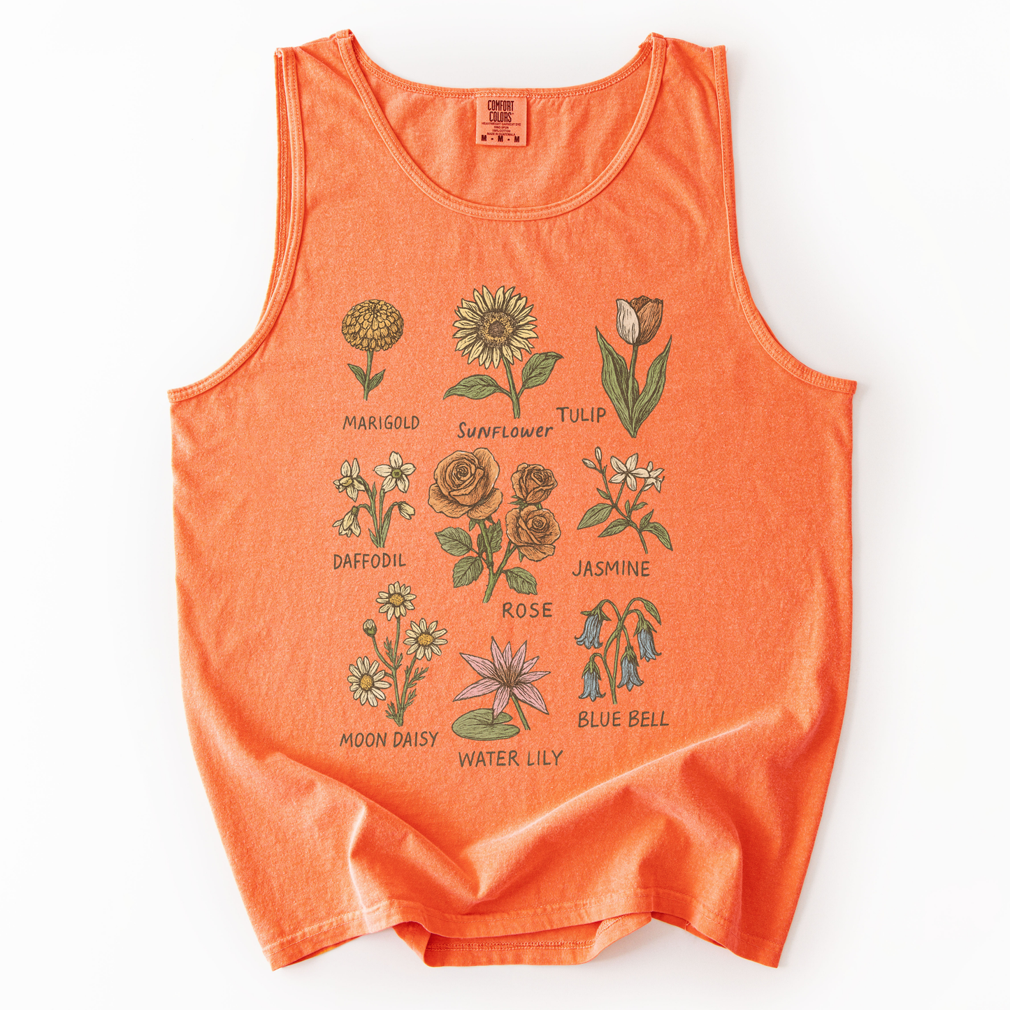 Botanical Sketchbook - Comfort Colors Premium Tank Top