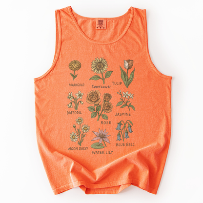 Botanical Sketchbook - Comfort Colors Premium Tank Top