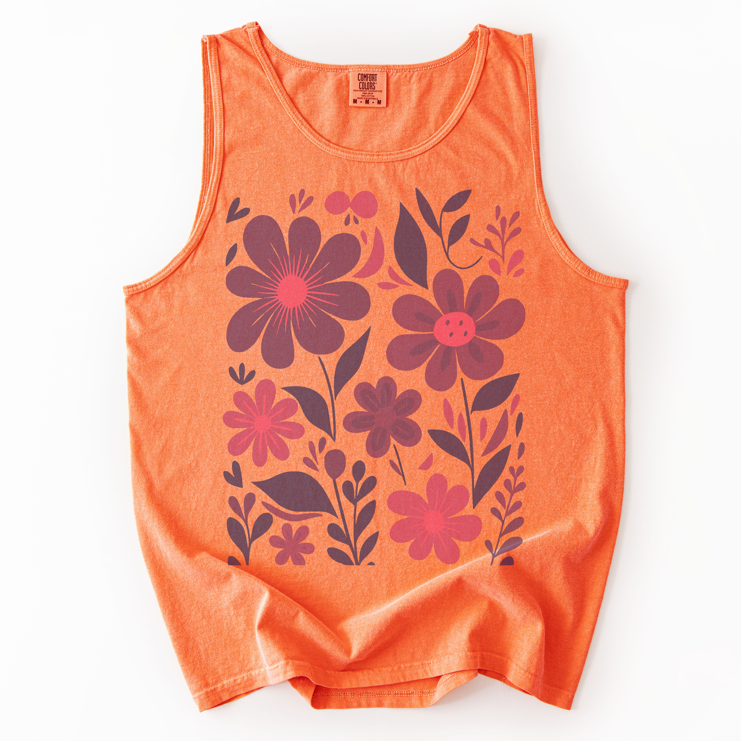 Floral Riot - Comfort Colors Premium Tank Top