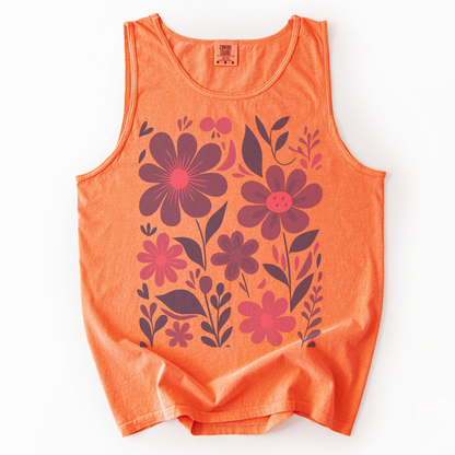 Floral Riot - Comfort Colors Premium Tank Top