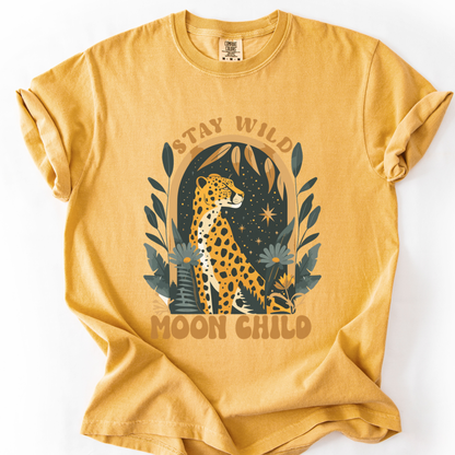 Stay Wild Moon Child - Comfort Colors Relaxed Fit Premium T Shirt