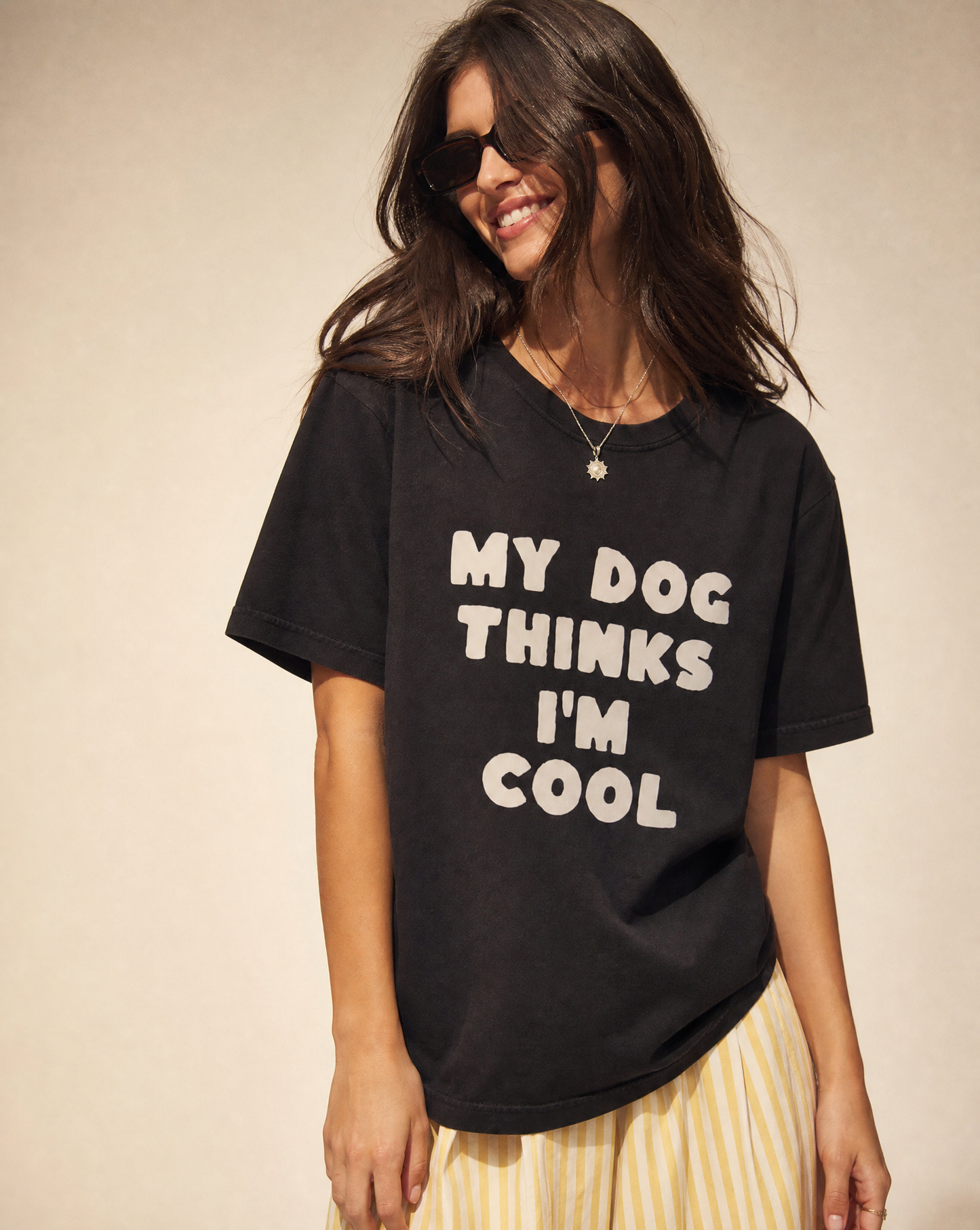 My Dog Thinks I'm Cool -  Comfort Colors Relaxed Fit Premium T Shirt