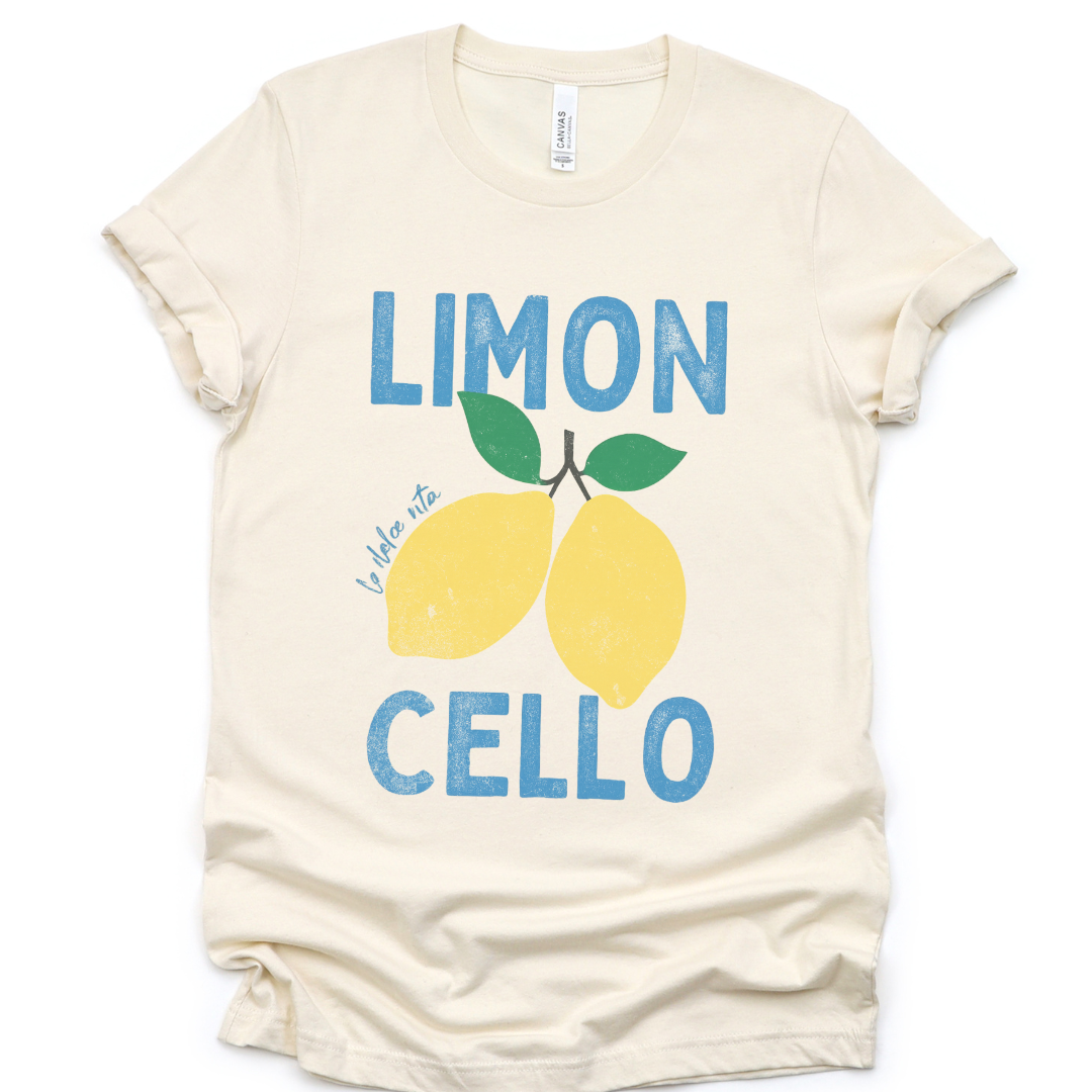 Limon Cello, Vintage Tee - Bella Canvas Super Soft T Shirt