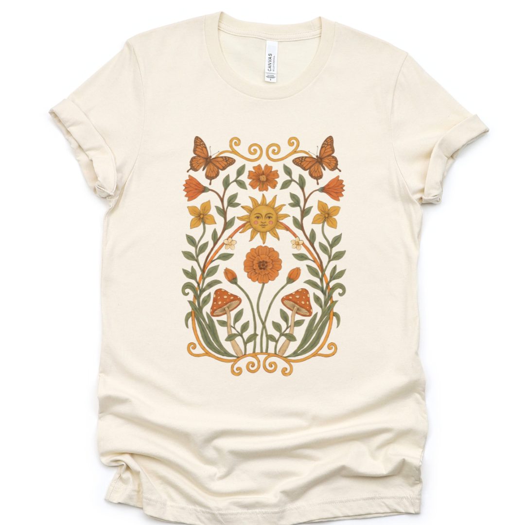 Golden Butterfly - Bella Canvas Super Soft Standard Fit T Shirt