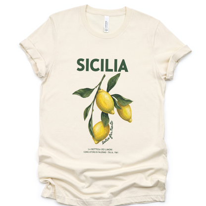 Sicilia - Bella Canvas Super Soft Straight Cut T shirt