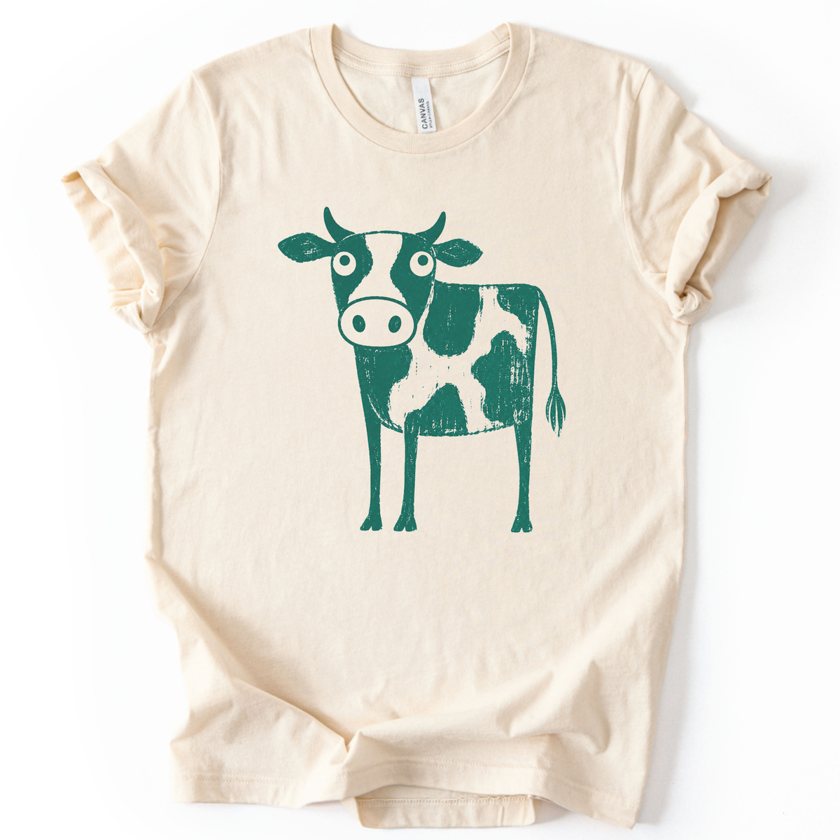 Cow - Bella Canvas Super Soft Straight Cut T shirt