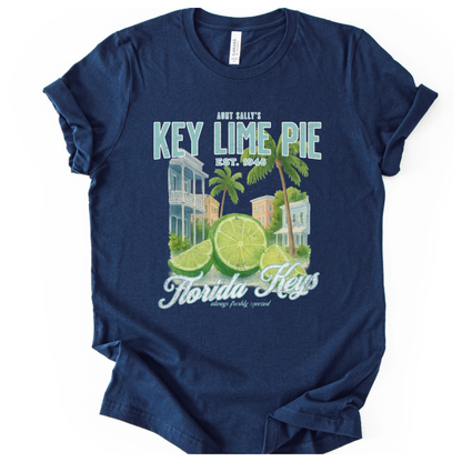 Aunt Sally's Key Lime Pie - Bella Canvas Super Soft Straight Cut T shirt