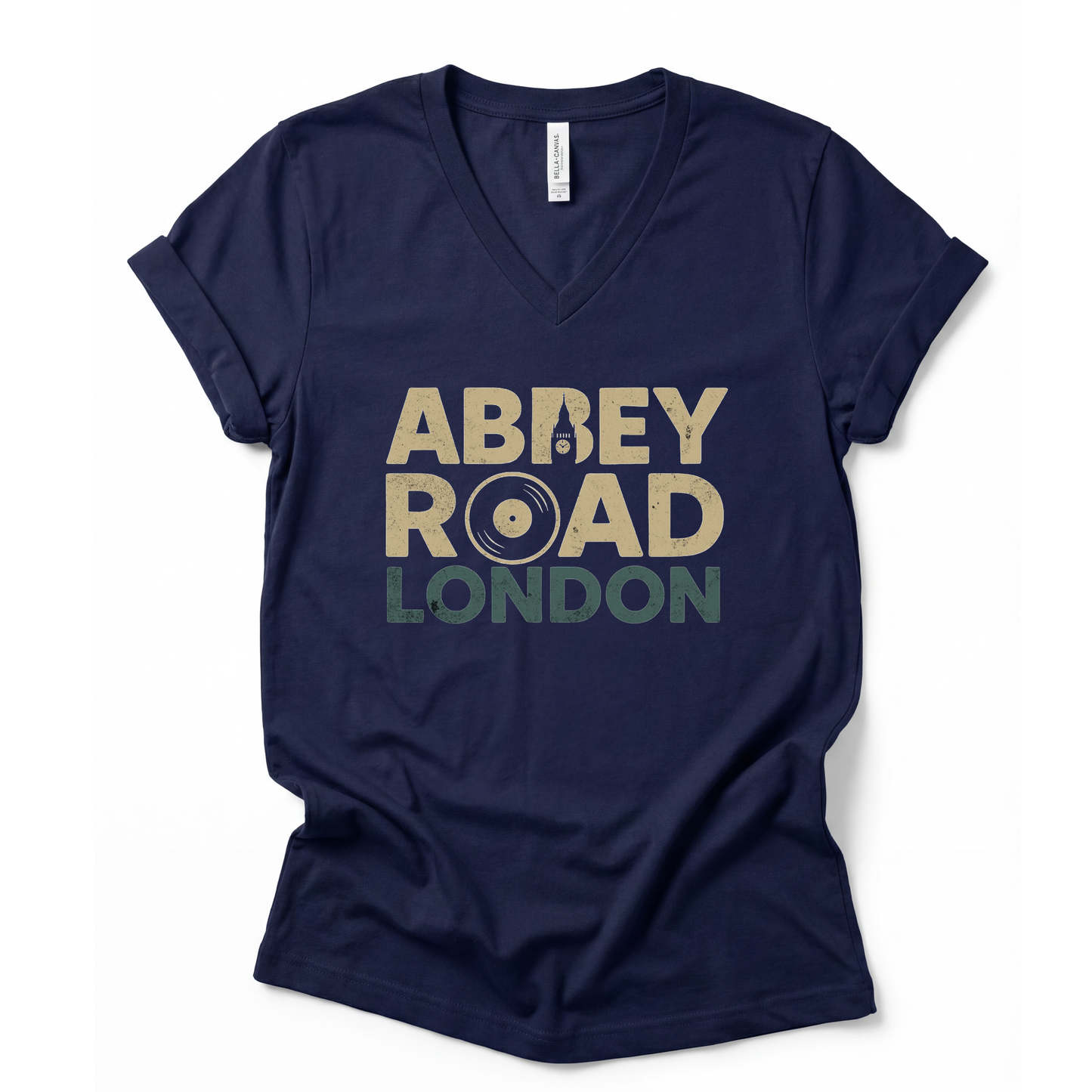 Abbey Road London - Short Sleeve V-Neck Tee