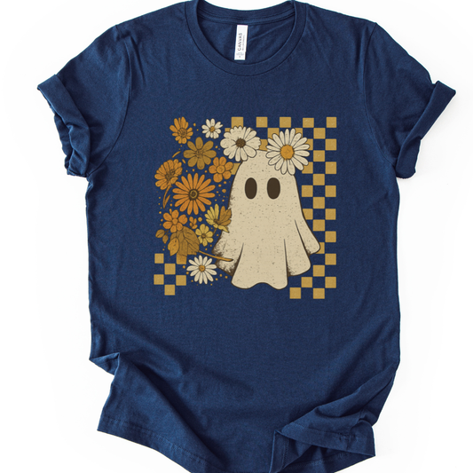 Floral Ghost - Bella Canvas Super Soft T Shirt