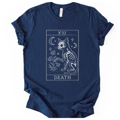 Tarot Card of Death - Bella Canvas Super Soft Straight Cut T shirt