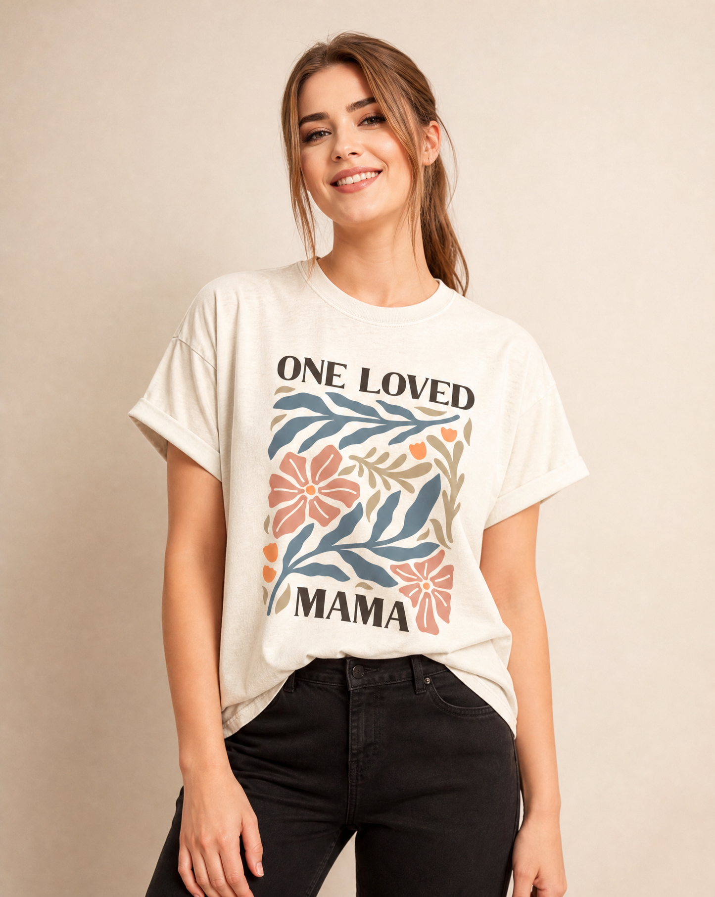 One Loved Mama - Comfort Colors Relaxed Fit Premium T Shirt