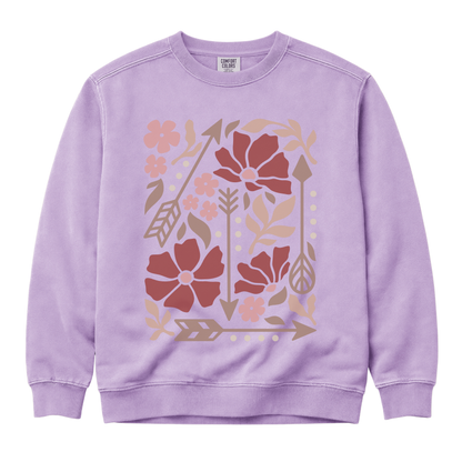Arrows Of Bohemia - Comfort Colors Premium Heavyweight Sweatshirt