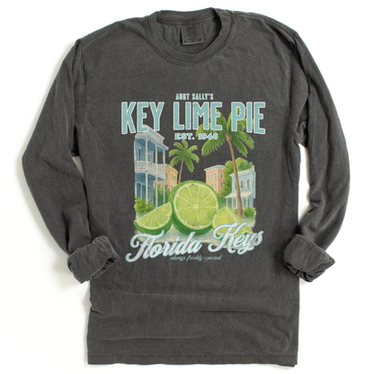 Aunt Sally's Key Lime Pie  - Comfort Colors Long Sleeve Premium T Shirt