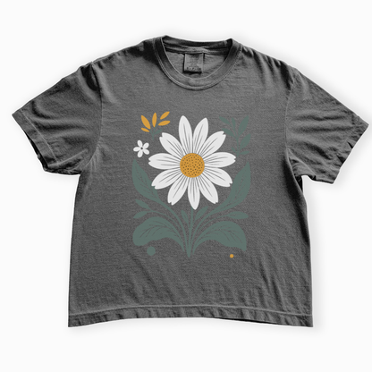 Daisy Days - Comfort Colors Boxy Cropped Tee