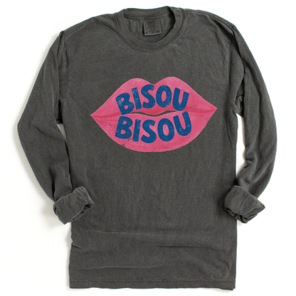 Bisou - Comfort Colors Premium Long Sleeve T Shirt