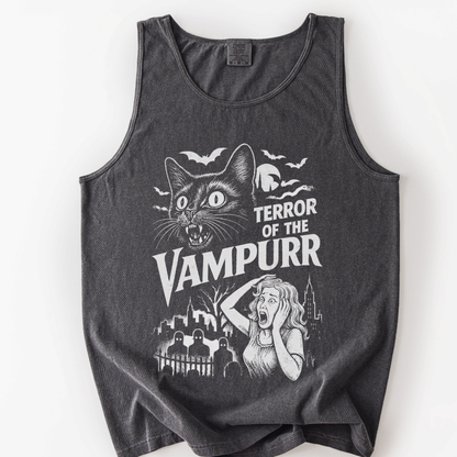 Terror Of The Vampurr - Comfort Colors Premium Tank Top