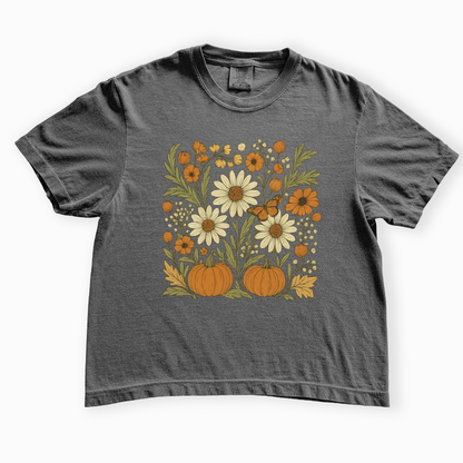 Autumn Harvest - Comfort Colors Boxy Cropped Tee