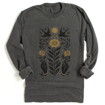 Sanctum Botanica - Comfort Colors Premium Long Sleeve T Shirt
