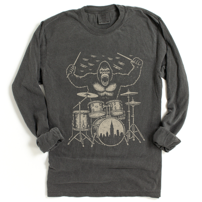 King Kong's Drum Solo - Comfort Colors Premium Long Sleeve T Shirt