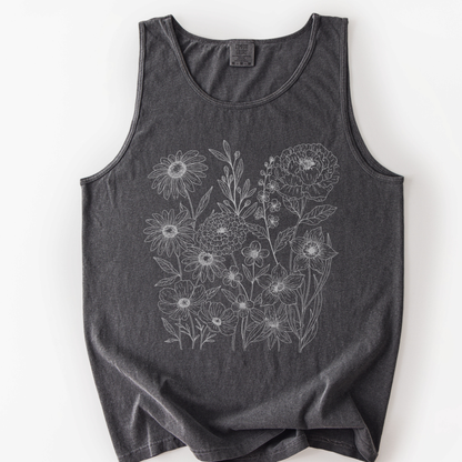 Petal Cartography - Comfort Colors Premium Tank Top
