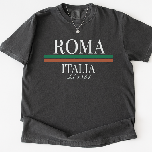 Roma Italia - Comfort Colors Relaxed Fit Premium T Shirt