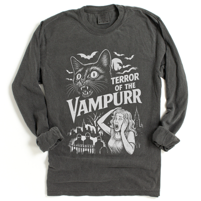 Terror Of The Vampurr - Comfort Colors Premium Long Sleeve T Shirt