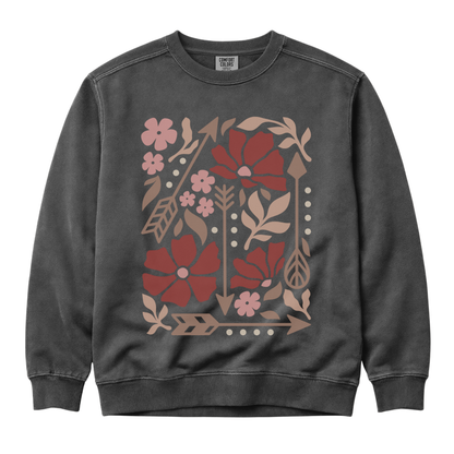 Arrows Of Bohemia - Comfort Colors Premium Heavyweight Sweatshirt
