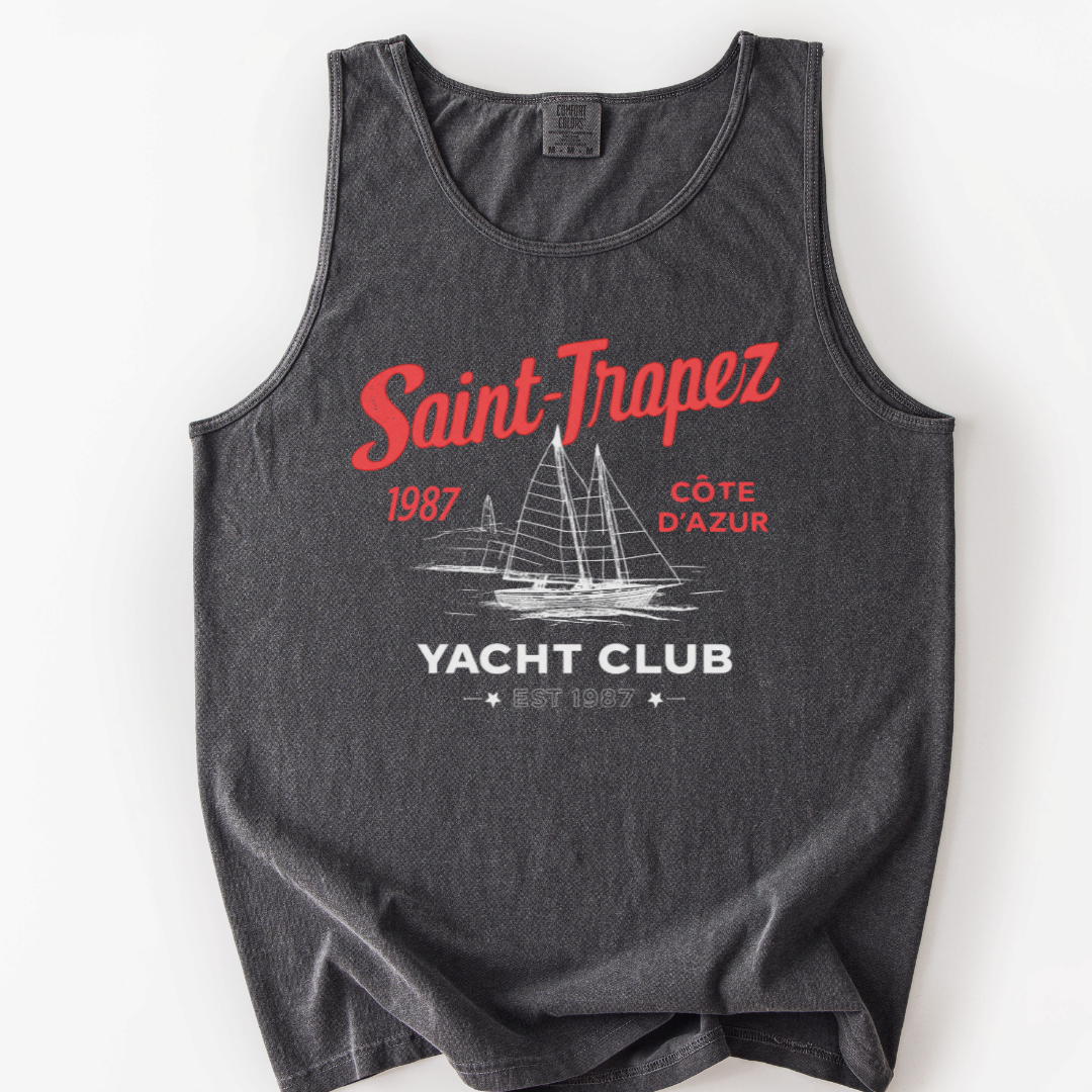 Saint Tropez Yacht Club - Comfort Colors Premium Tank Top