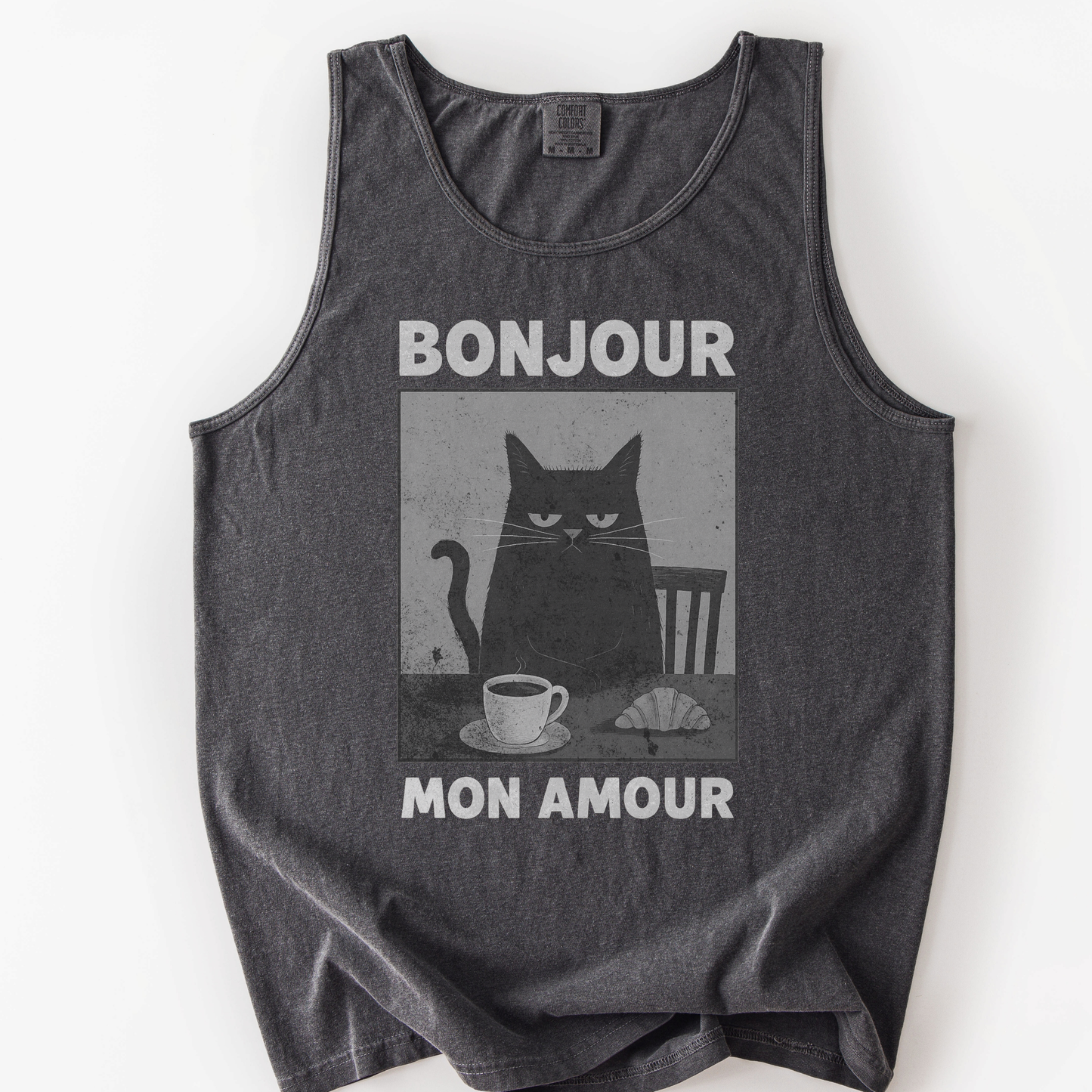 Bonjour Mon Amour - Comfort Colors Premium Tank Top