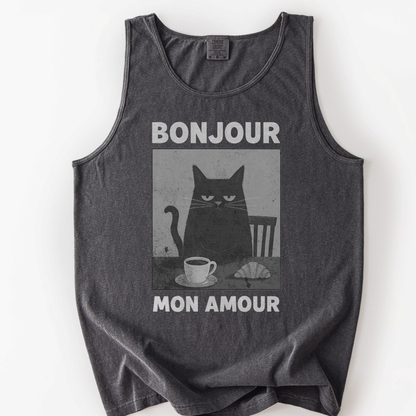 Bonjour Mon Amour - Comfort Colors Premium Tank Top