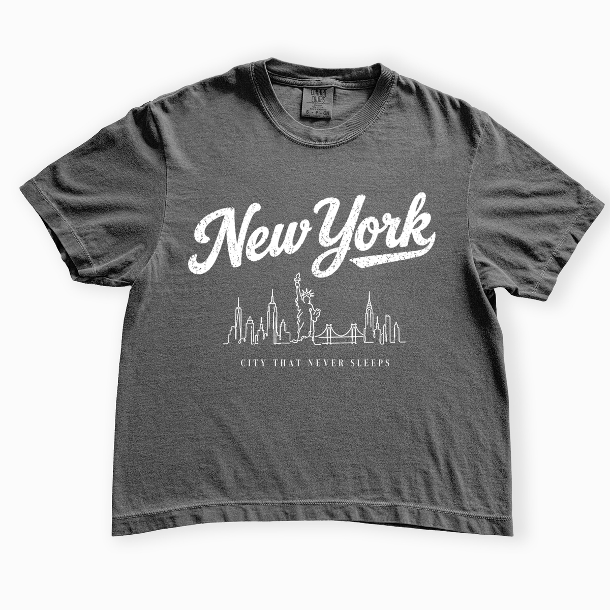 New York - Comfort Colors Boxy Cropped Tee