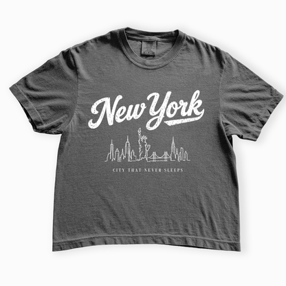New York - Comfort Colors Boxy Cropped Tee