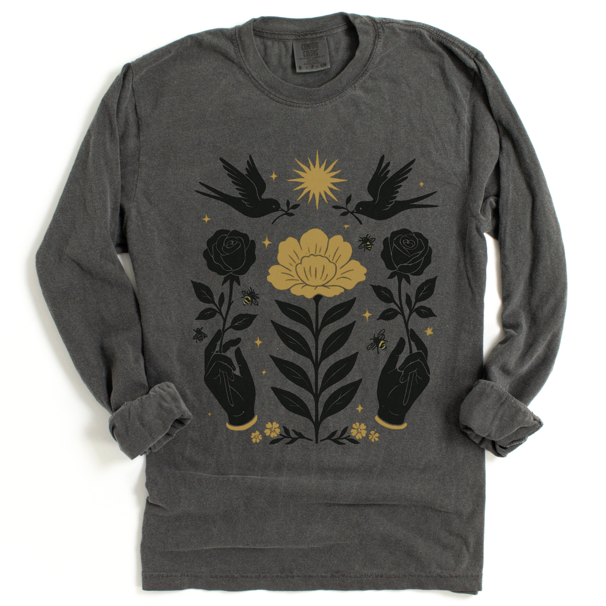 Flora Divina - Comfort Colors Long Sleeve Premium T Shirt