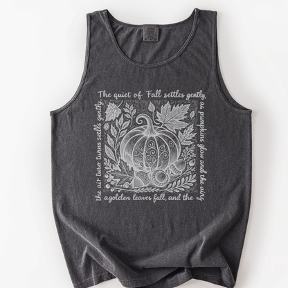 The Quiet Of Fall - Comfort Colors Premium Tank Top