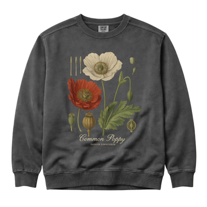 Common Poppy - Comfort Colors Premium Heavyweight Sweatshirt