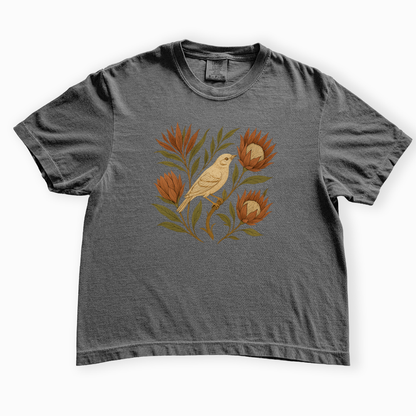 Nature's Chorus - Comfort Colors Boxy Cropped Tee