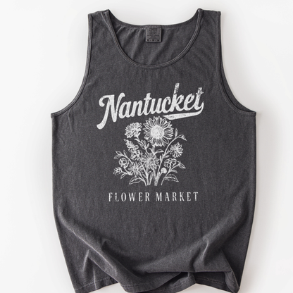 Nantucket Flower Market - Comfort Colors Premium Tank Top