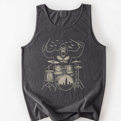King Kong's Drum Solo - Comfort Colors Premium Tank Top